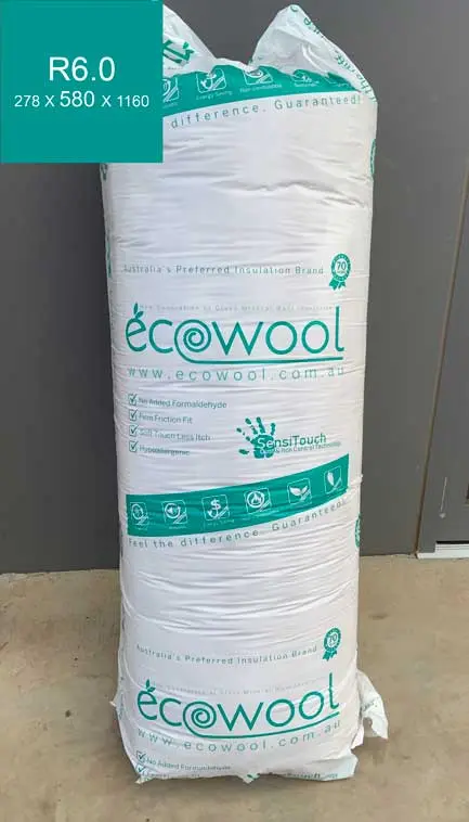 Ecowool Wall Insulation R6.0 580mm